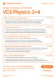Physics Units 3&4 syllabus